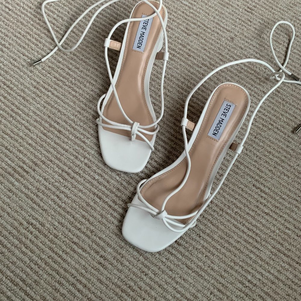 Steve Madden Ivanna Women's Leather Strappy Dress Sandals